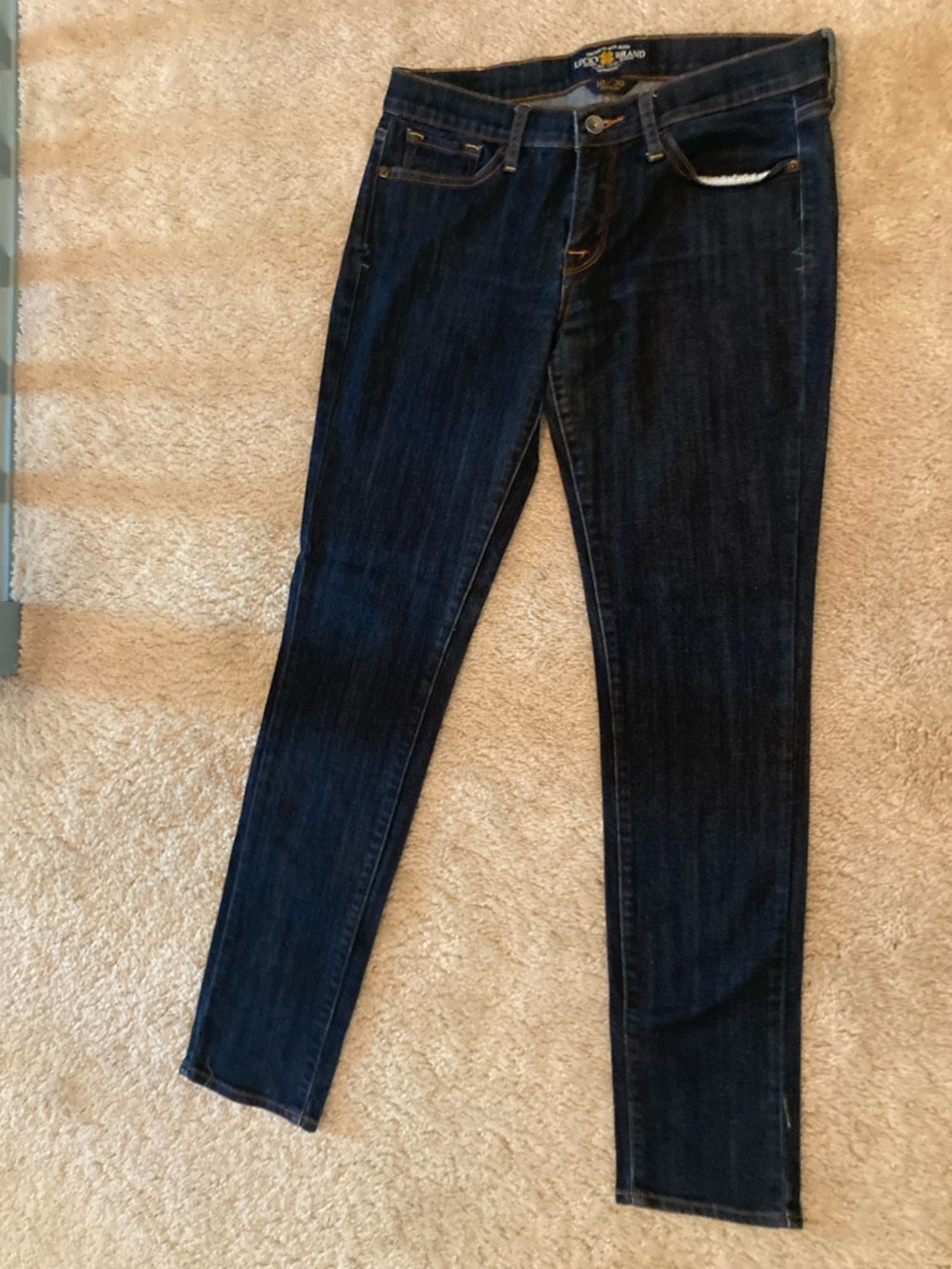 Lucky Brand Dark Indigo Skinny Jeans